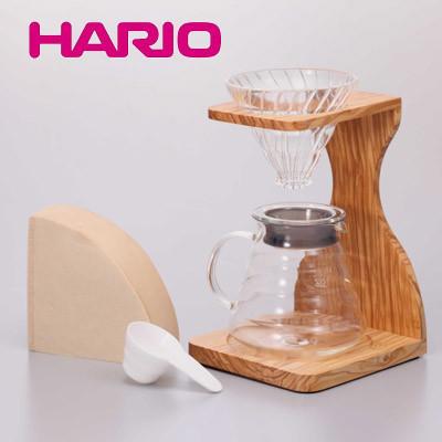 HARIO V60オリーブウッドスタンドセット VSS-1206-OV